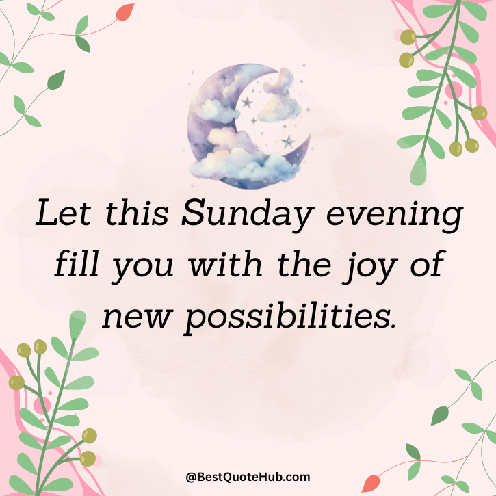 Sunday Night Blessings