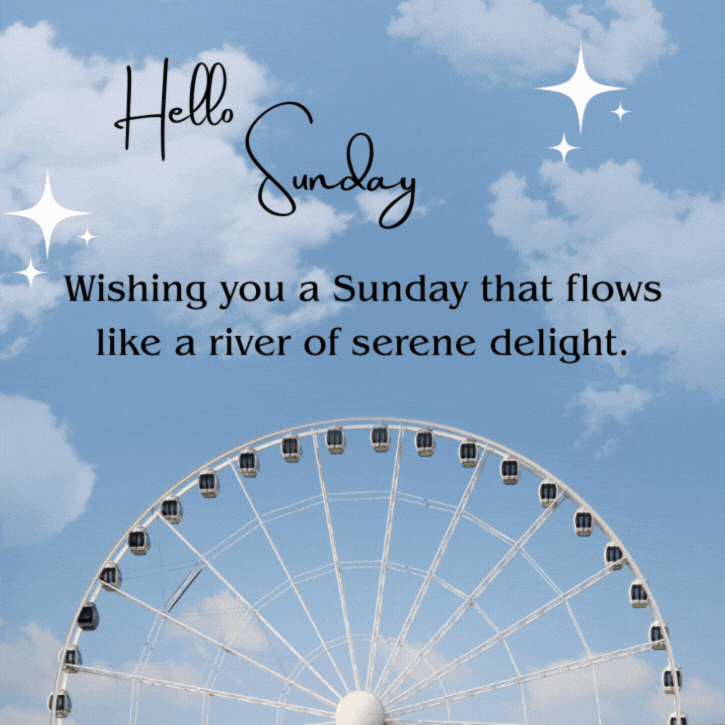 Positive Sunday Blessings GIF