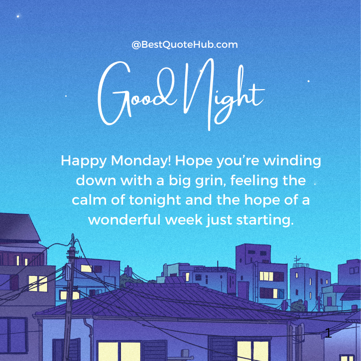 Monday Night Blessings