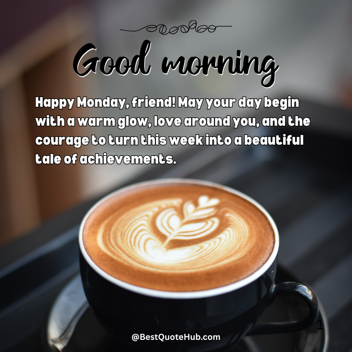 Inspirational Good Morning Monday Blessings