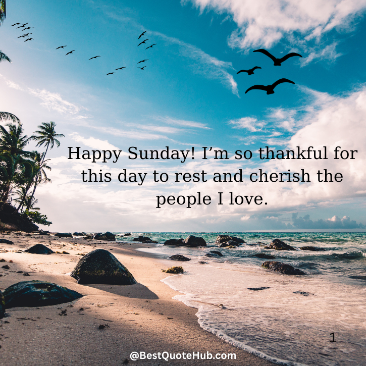 Thankful Sunday Blessings Quotes and Images