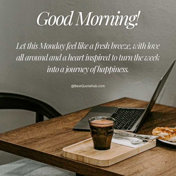 Inspirational Good Morning Monday Blessings