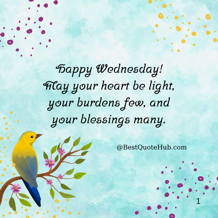 Happy Wednesday Blessings and Images