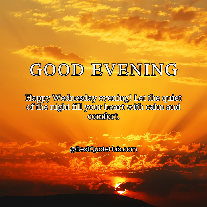 Wednesday Evening Blessings