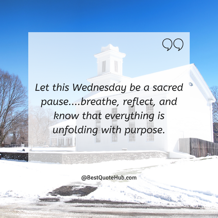 Wednesday Morning Blessings and Prayers