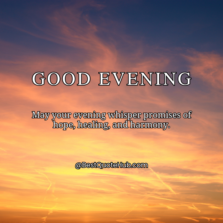 Wednesday Evening Blessings