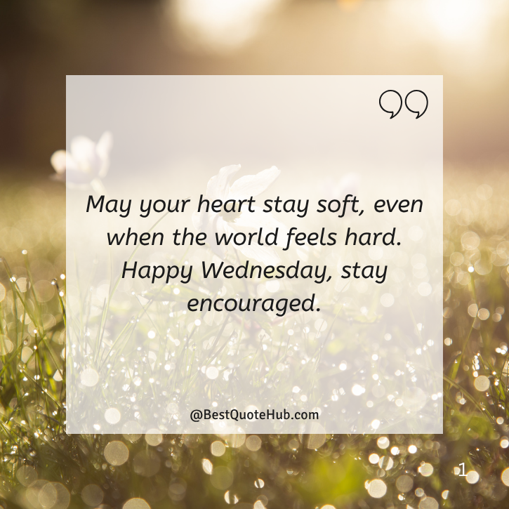 Wednesday Morning Blessings and Prayers
