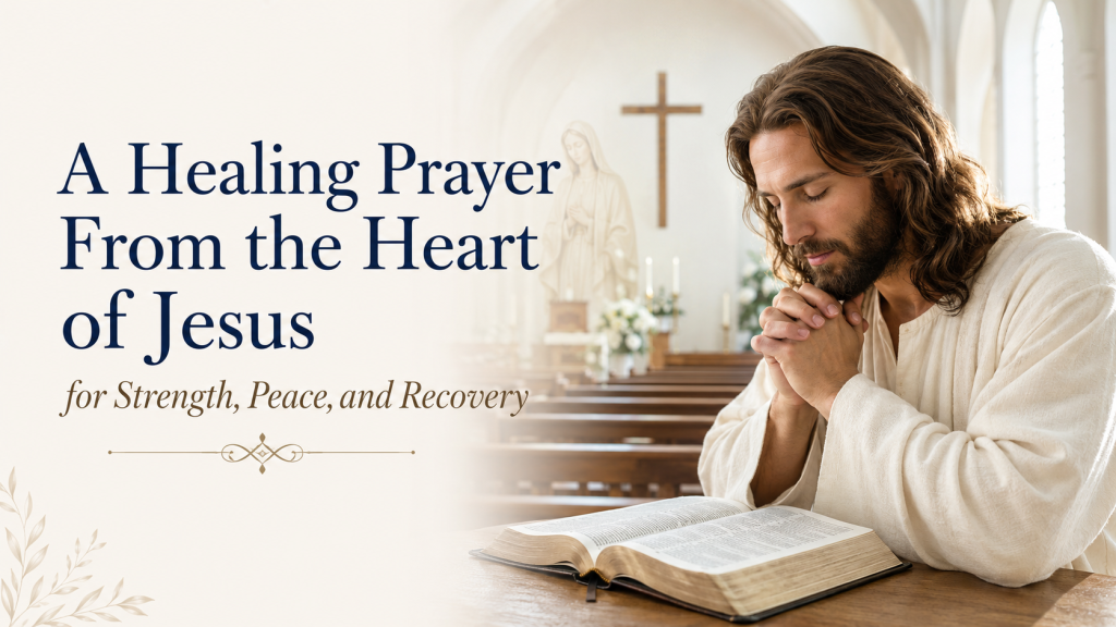A Healing Prayer From the Heart of Jesus